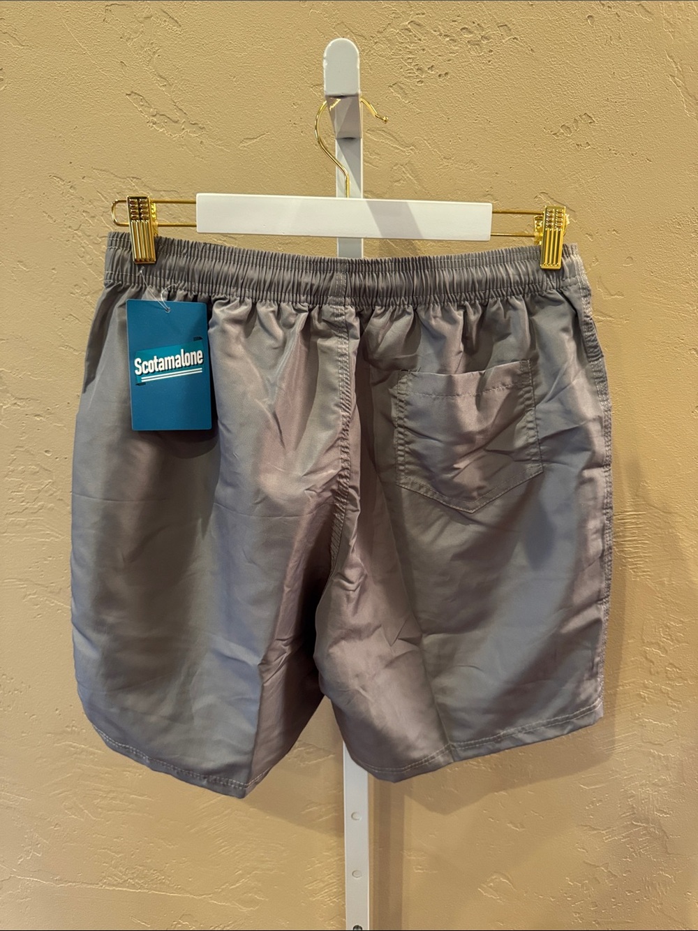 136 Scotamalone Men’s Quick Dry 7 Inch with Mesh Lining Swim Trunks - Size: S - Picture 7 of 8